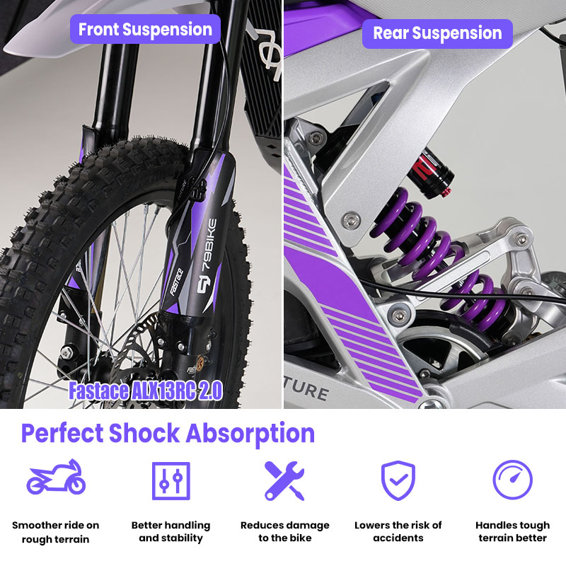 Электрический мотоцикл 79 Bike – обзор и цена 72V 12000W Electric Dirt Bike